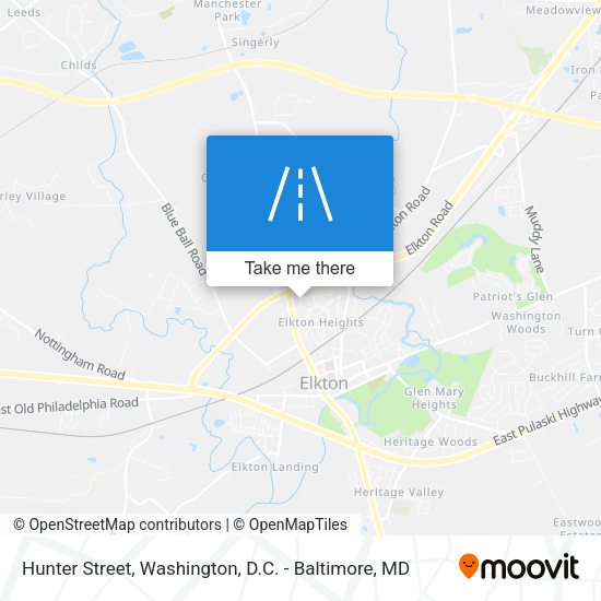 Hunter Street map