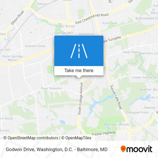Mapa de Godwin Drive