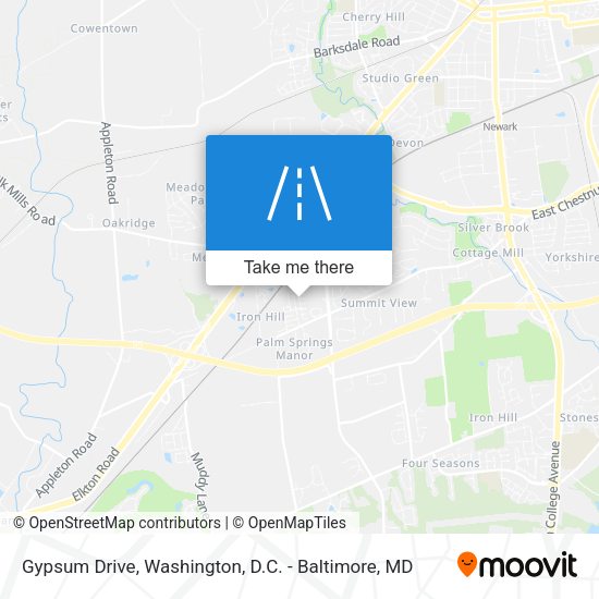Gypsum Drive map