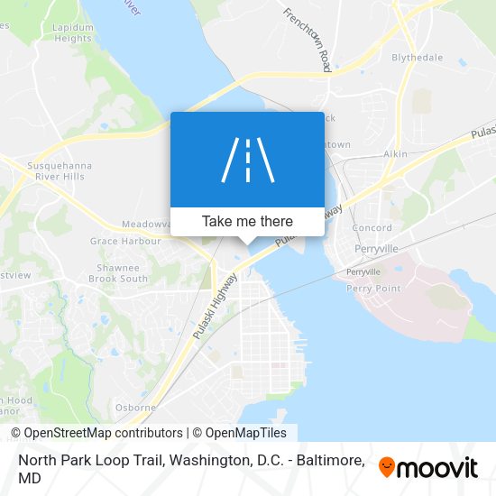 North Park Loop Trail map
