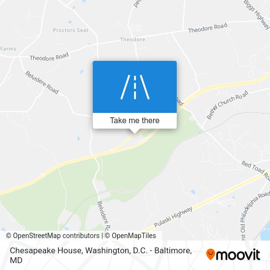 Mapa de Chesapeake House