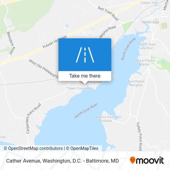 Cather Avenue map
