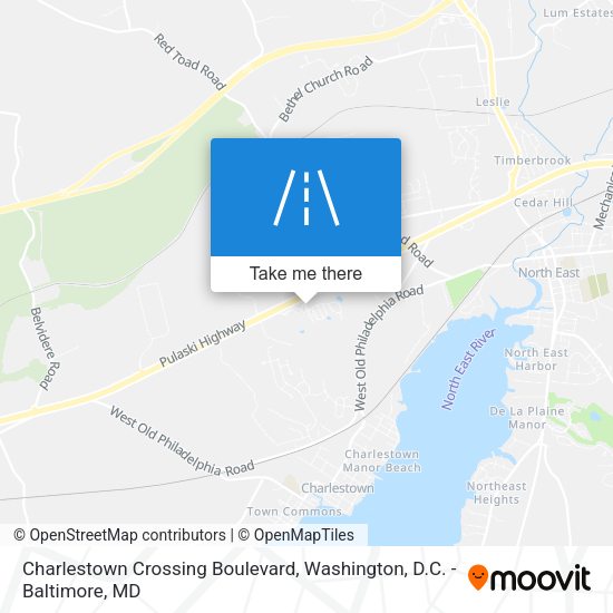 Charlestown Crossing Boulevard map