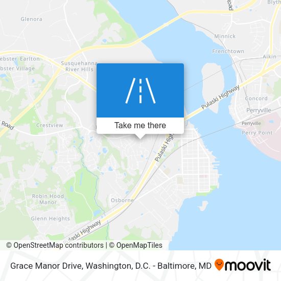 Grace Manor Drive map