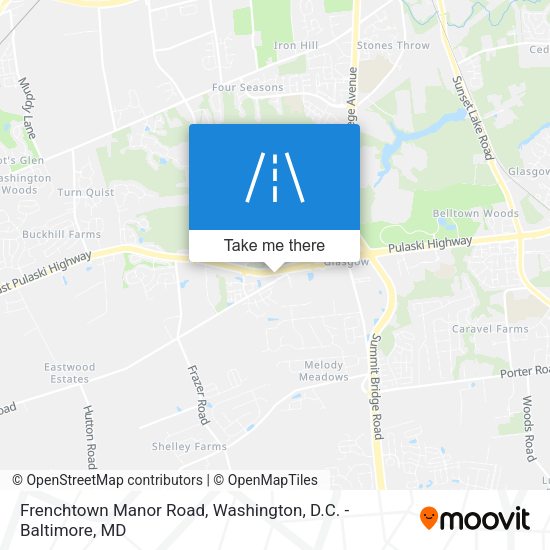 Frenchtown Manor Road map