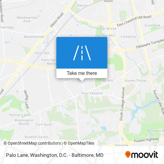 Palo Lane map