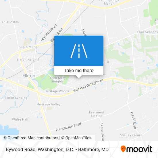 Bywood Road map