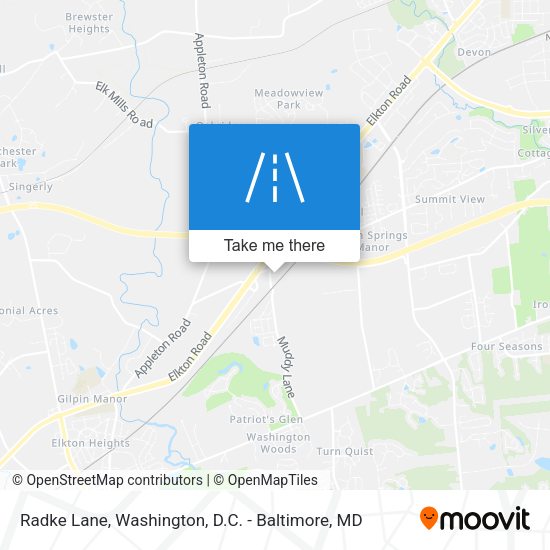 Mapa de Radke Lane