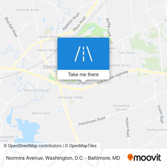 Normira Avenue map