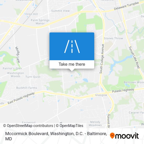Mccormick Boulevard map