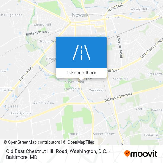 Mapa de Old East Chestnut Hill Road