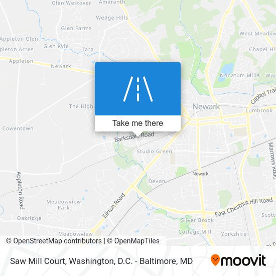 Saw Mill Court map