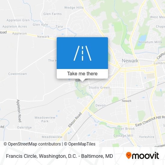 Francis Circle map