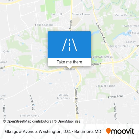 Mapa de Glasgow Avenue