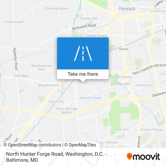 North Hunter Forge Road map