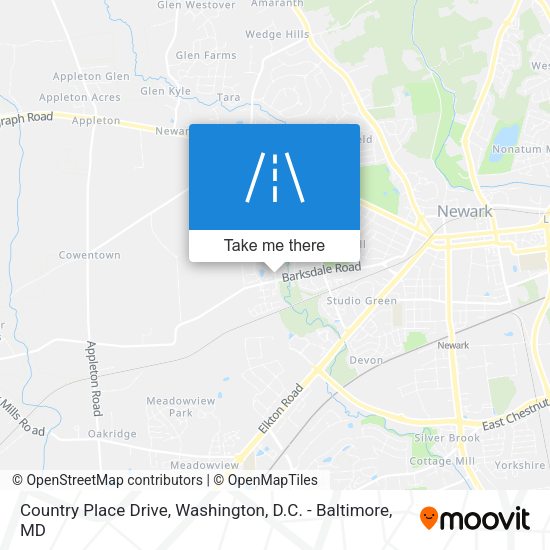 Country Place Drive map