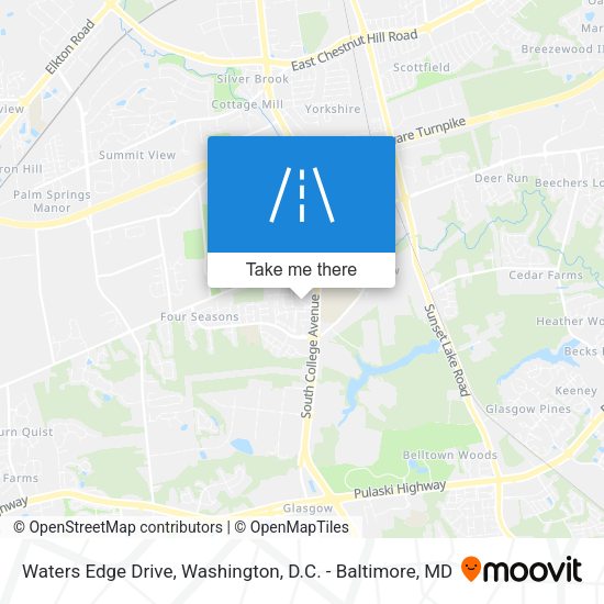 Mapa de Waters Edge Drive
