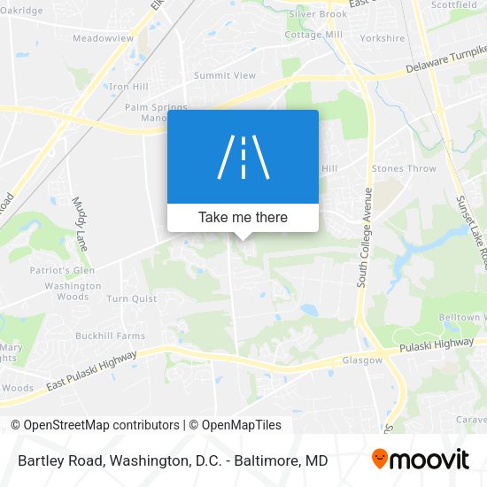 Bartley Road map