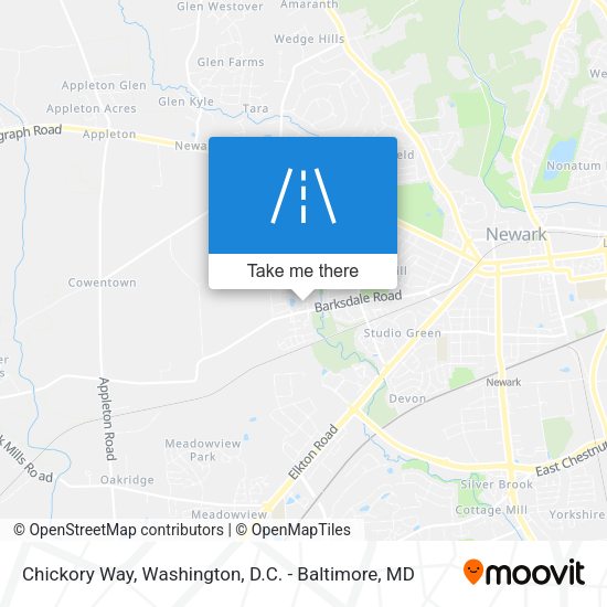 Mapa de Chickory Way