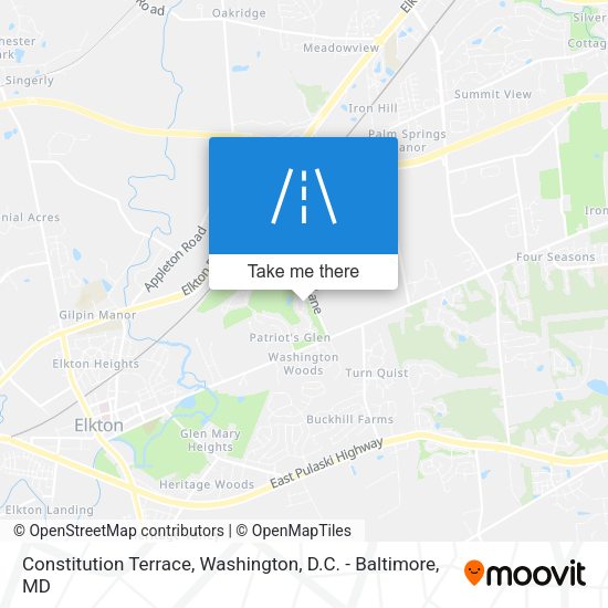 Constitution Terrace map