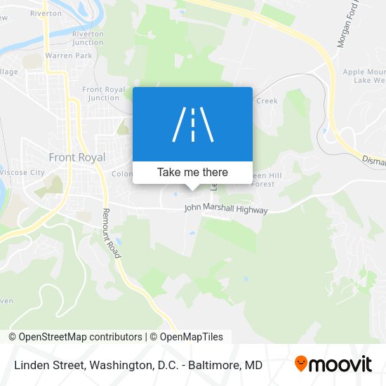 Linden Street map