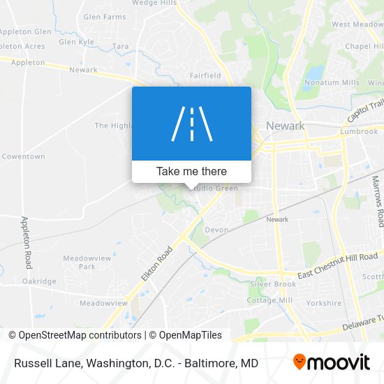 Mapa de Russell Lane