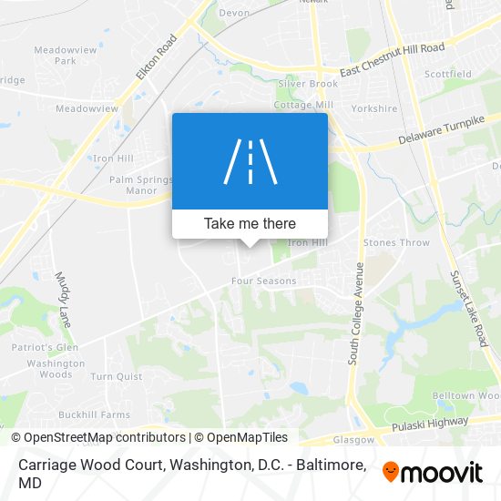 Carriage Wood Court map