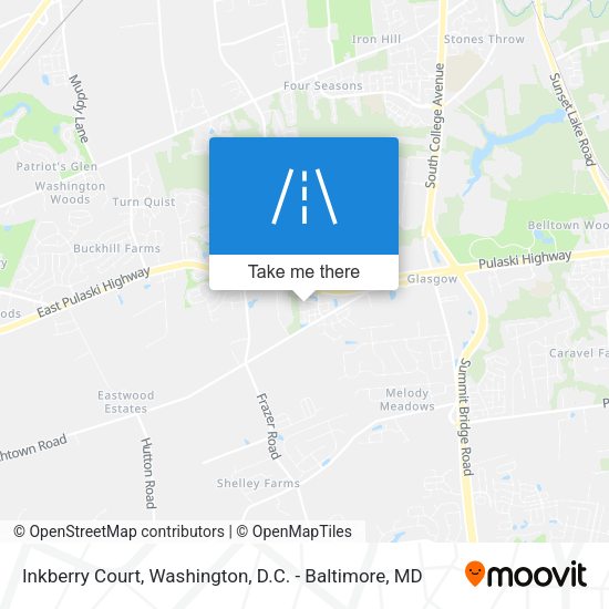 Inkberry Court map