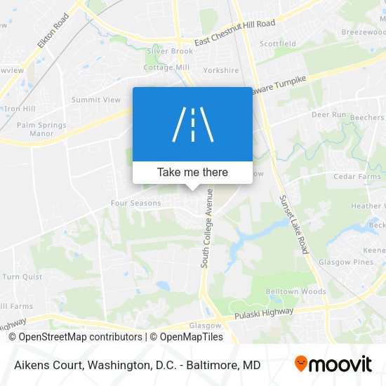 Aikens Court map
