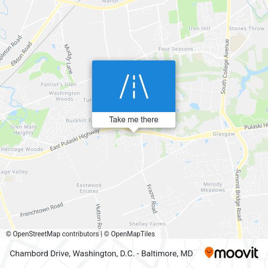 Chambord Drive map