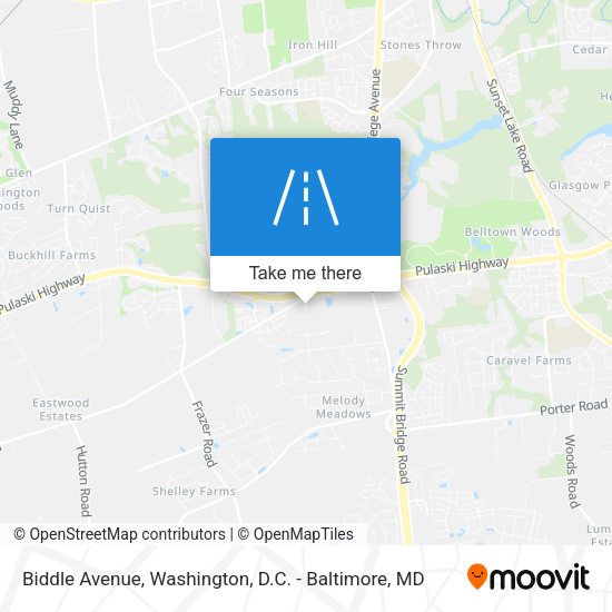 Biddle Avenue map