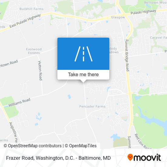 Frazer Road map