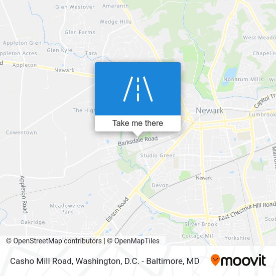 Mapa de Casho Mill Road