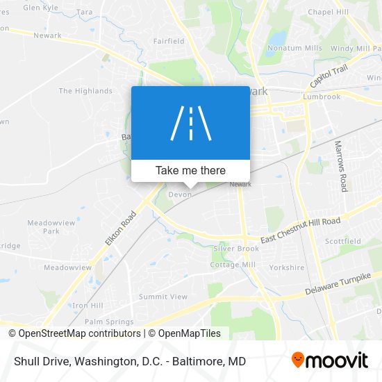 Shull Drive map
