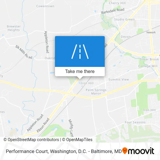 Performance Court map