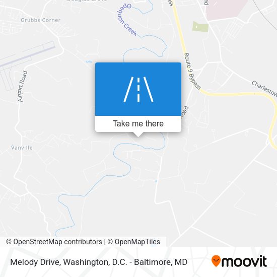 Melody Drive map