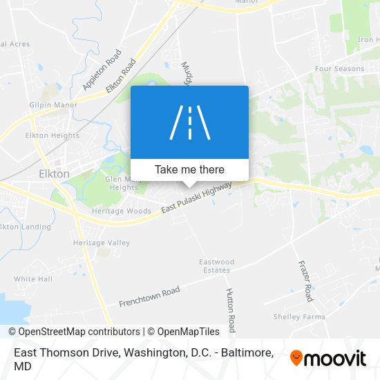 East Thomson Drive map