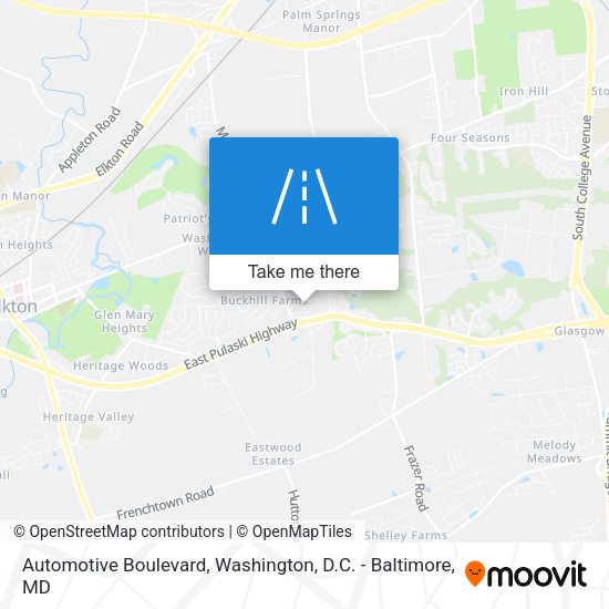 Automotive Boulevard map