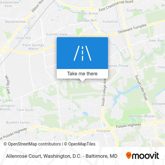 Allenrose Court map