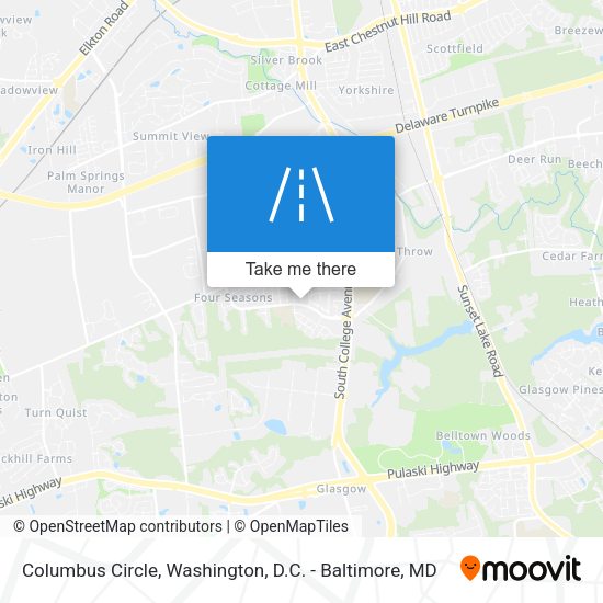 Columbus Circle map