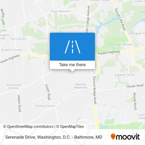 Serenade Drive map