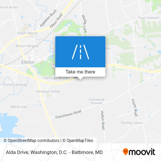 Alda Drive map