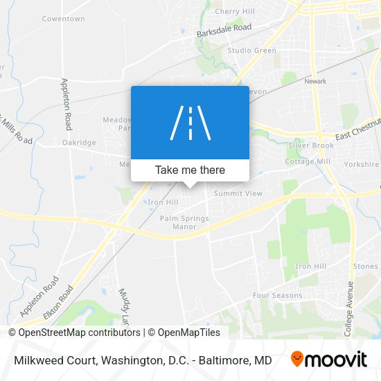 Mapa de Milkweed Court