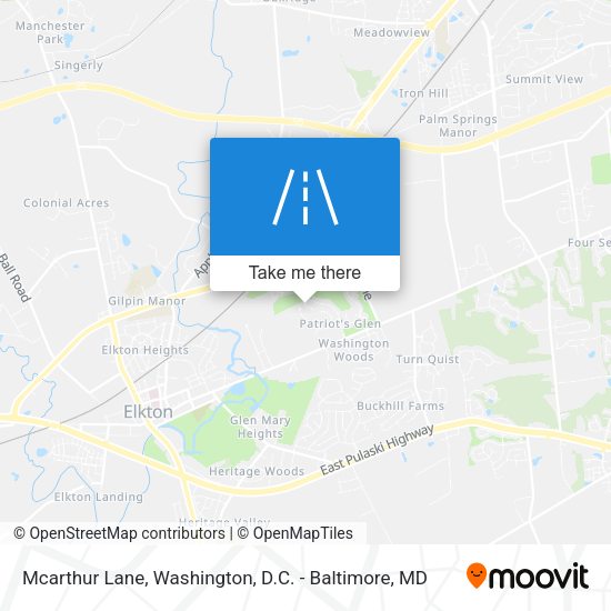 Mcarthur Lane map