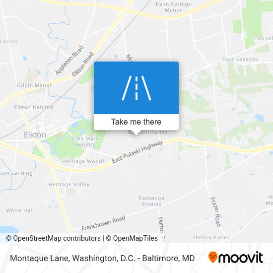 Mapa de Montaque Lane
