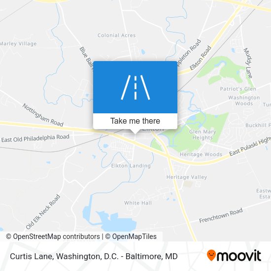 Curtis Lane map