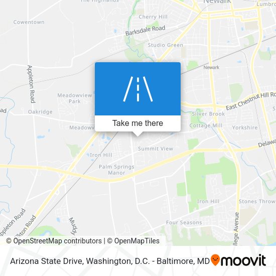 Arizona State Drive map