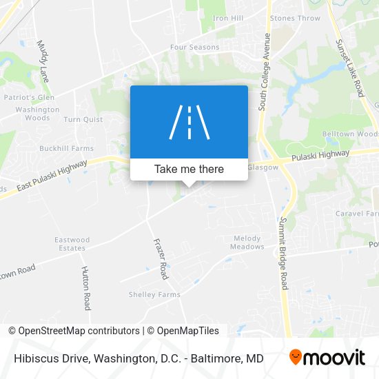 Hibiscus Drive map