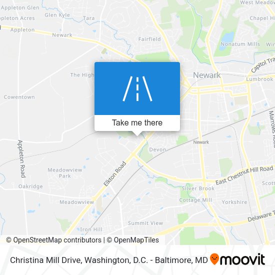 Mapa de Christina Mill Drive