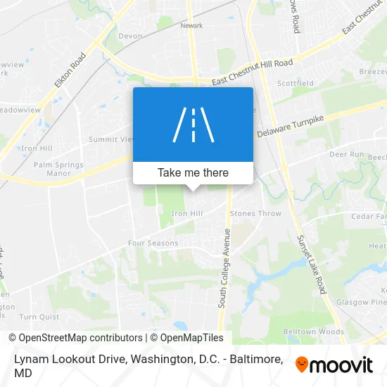 Lynam Lookout Drive map